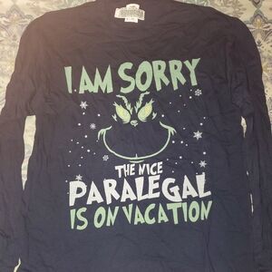 BRAND NEW navy long sleeve graphic tee